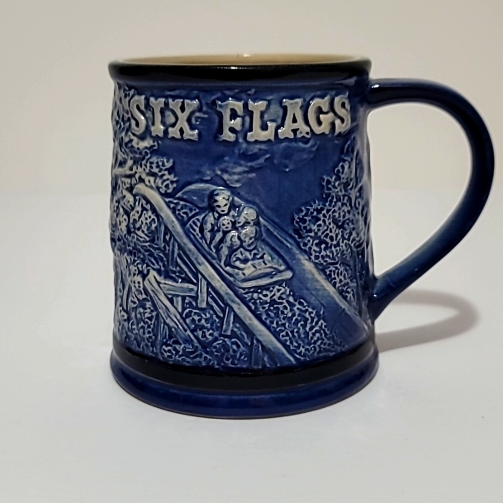 Vintage Six Flags Coffee Mug